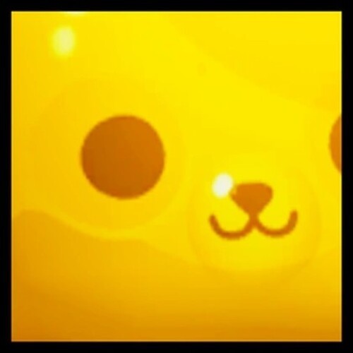 Titanic golden gummy bear pet - golden,