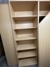Palmberg Aktenschrank Büromöbel Buche Massivholz 80x45x220