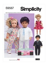 Simplicity 9567 Puppen