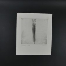 abstrakte Radierung, betitelt