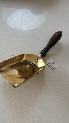 Vintage brass shovel - vintage,