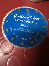 Golden Pulver Metall