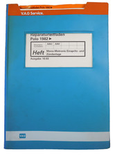 Reparaturleitfaden VW Polo 86c Coupe 82> Motor AAU AAV Mono Motronic Zündanlage