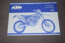 Ersatzteilliste Ersatzteilekatalog  KTM 250 EXC-525 ECX Fahrgestell 2003
