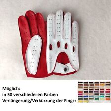 Auto Handschuhe Premium Echtleder! Herren Lederhandschuhe zum Fahre Handgemachte
