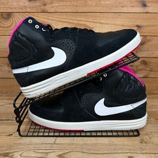 Nike Turnschuhe Herren UK 8 Paul Rodriguez 7 Hi SB schwarz pink Skater Lunarlon Schuhe