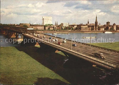 Duesseldorf city rheinansicht - duesseldorf,