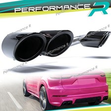 Schwarze Auspuffblenden