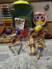Großes Kinder-Musikinstrumente-Set im Rucksack – bunt, robust und spielbereit