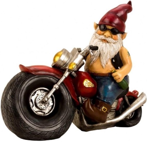 Gartenzwerg motorrad zwerge - gartenzwerg,