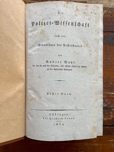 Polizei wissenschaft 1832 - 1832, +