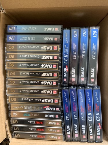 23x basf tonband kassette - tonband-,