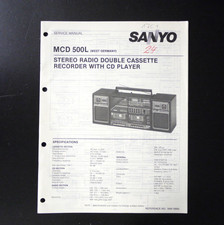 Original SANYO MCD 500L Stereo
