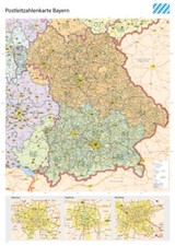 Postleitzahlenkarte von - xl,
