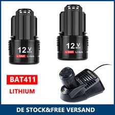 2X Für Bosch GBA 12V 4 Ah