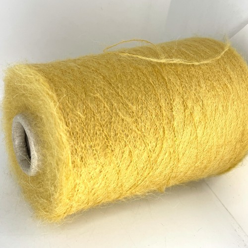 Gelbes alpakawolle flauschiges - gelbes,