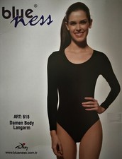 618 Damen Body Langarm Tanz