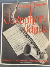 Saxophon Schule Gustav Bumcke