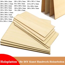 Holzplatten Sperrholzplatten Sperrholz Balsaholz Platten für DIY Kunst Handwerk