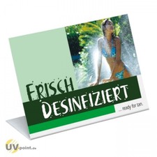 SOLARIUM AUFSTELLER FRISCH