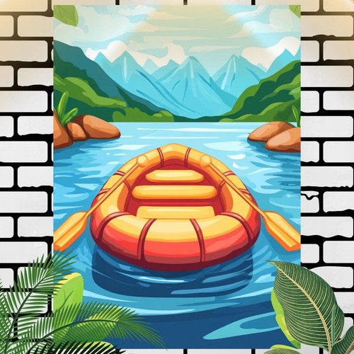 Rafting boot poster schöne - boot,