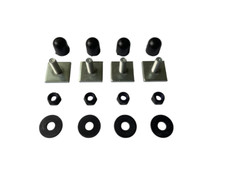 4 Nutsteine - 20 x 20 x 3 mm -