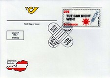 Österreich - Austria - 2022 - Pflaster - Tut gar nicht weh - Ersttagsbrief - FDC