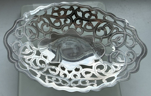 Silber schale durchbruchrand - schale,