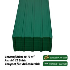 22x Profilblech Trapezblech Blech Metall Dachblech Stahlblech Dach Platten