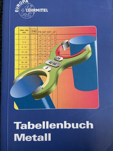 Tabellenbuch metall europa - tabellenbuch,