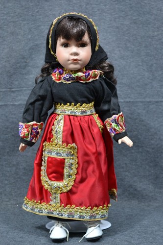 Puppe siebenbürgen tracht - puppe,