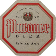 ALTER BIERDECKEL Brauerei der Sinne Murau/Österreich Gründung 1495 Bierfilze