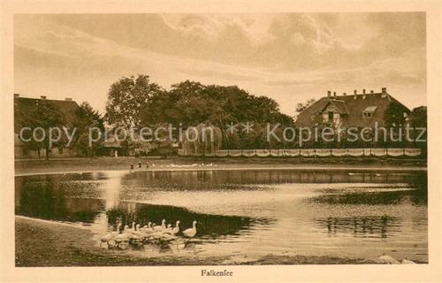 Falkensee uferpartie see - uferpartie, am