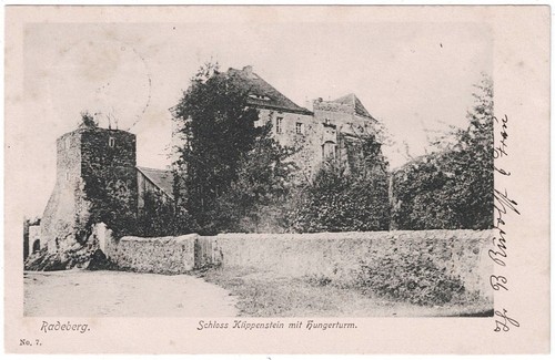 Alte radeberg schloss - ak, radeberg,
