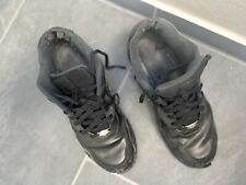 Nike Air Max M 90 schwarz Leder Gr. 46 gebraucht extrem ausgelatscht 