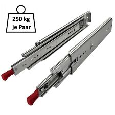 JUNKER Schwerlastauszug bis 300 kg Vollauszug mit Verrieglung Teleskopauszug