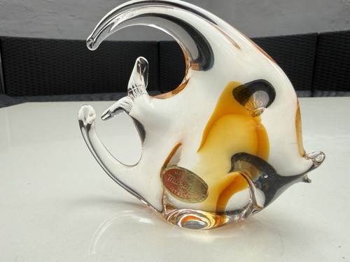 Vintage murano glas - vintage, fisch