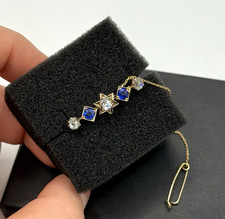 585 Gold Art Deko Brosche mit