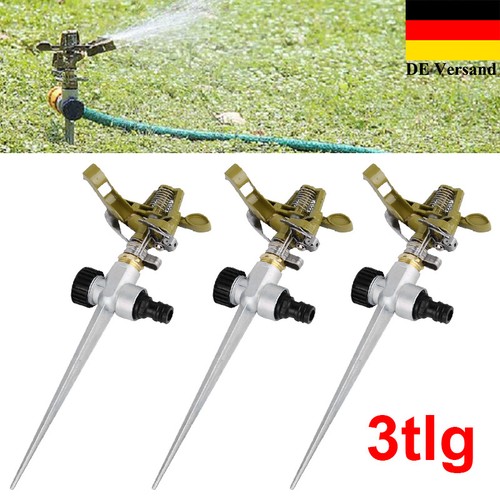 Rasensprenger garten metall - 3x,