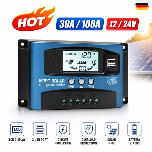 Solar laderegler 100a 30a - 100a,