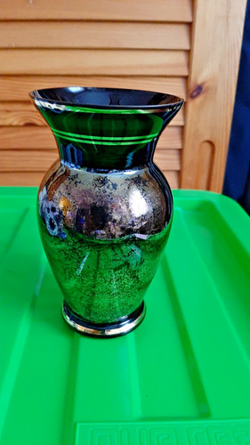Schwarz glas vase kunstglas - glas,