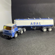 Siku V288 Henschel F201S-2A,Aral Tank LKW, Schwelm Anhänger