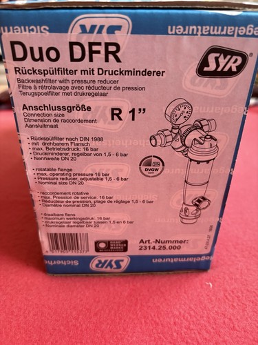 Syr rückspülfilter mit - syr,