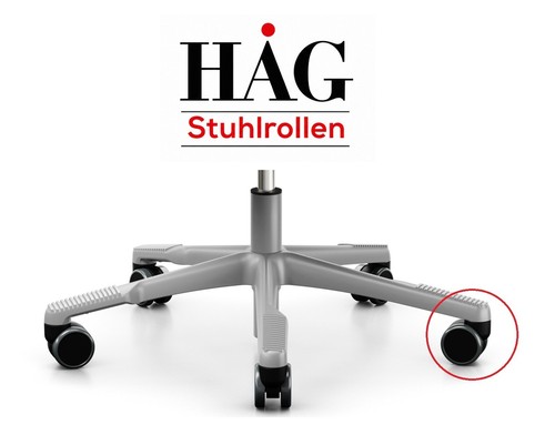 Original hag stuhlrollen - 🔴,