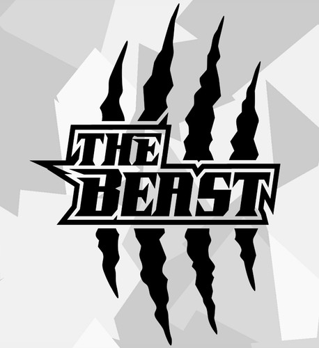 Monster kralle sticker - 2x,