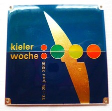 Kieler Woche Plakette 2000 vom