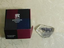 Mats Jonasson Glas Figur Glaswürfel "Elch" mit Karton ! signiert