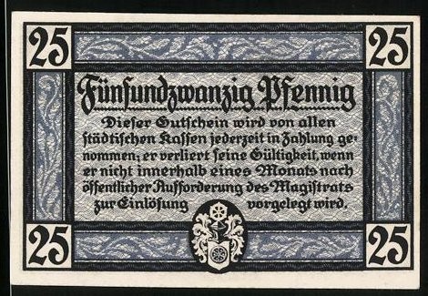 Notgeld erfurt 1920 - erfurt, 1920,