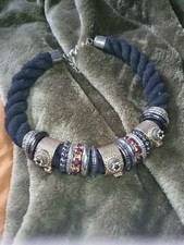 Statement Kette Zara Schwarz Kordel Boho XL Gold Silber Rot