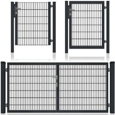 Gartentor Hoftor Pforte Doppelflügeltor bis 6m Breite inkl Schloß 3x Schlüssel